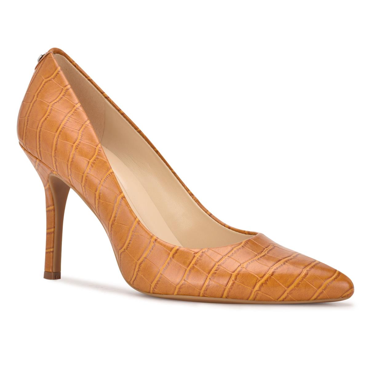 Women's Nine West Fifth 9x9 Pointy Toe Pumps Mustard | AJLF09167