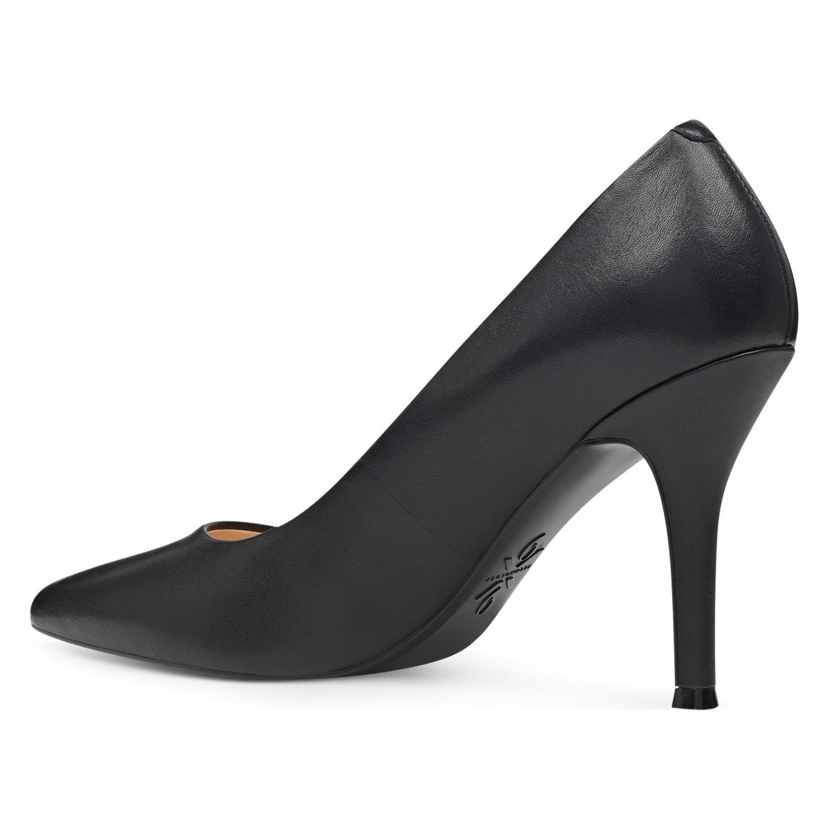 Women's Nine West Fifth 9x9 Pointy Toe Pumps Black | DMCW94761