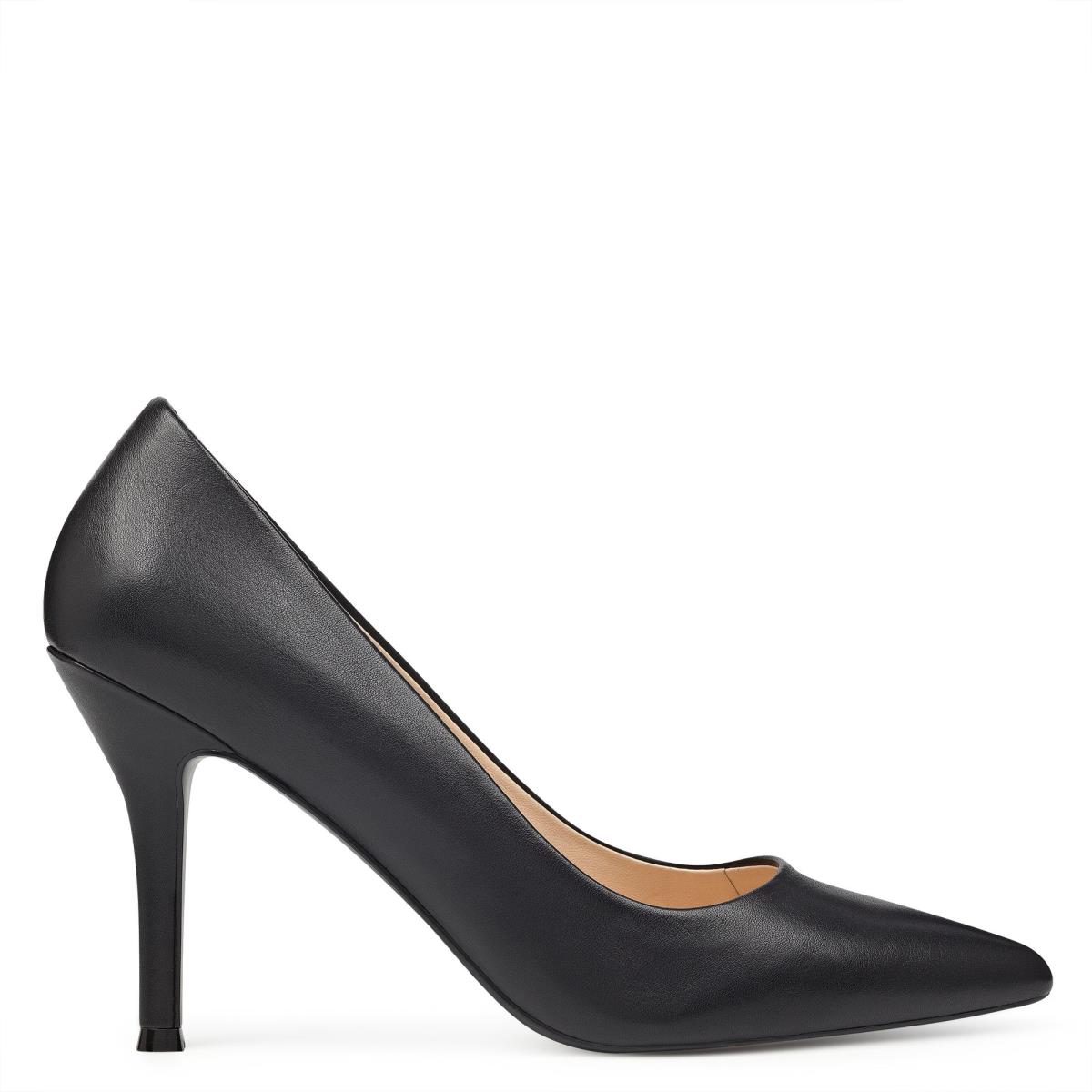 Women\'s Nine West Fifth 9x9 Pointy Toe Pumps Black | DMCW94761