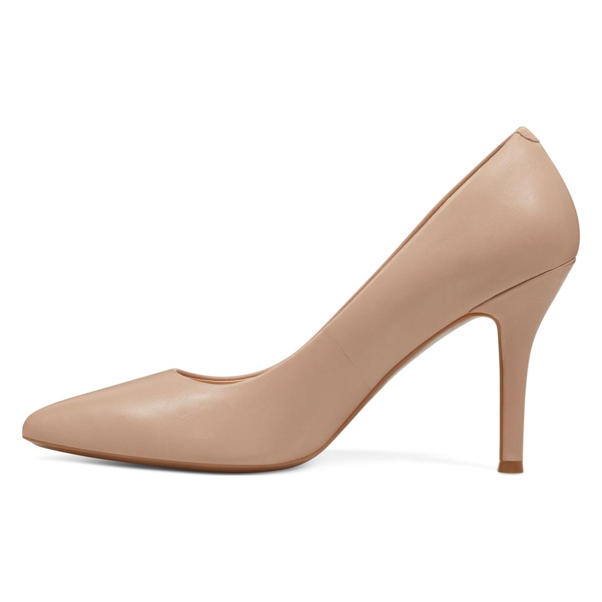 Women's Nine West Fifth 9x9 Pointy Toe Pumps Beige | IDPG87520