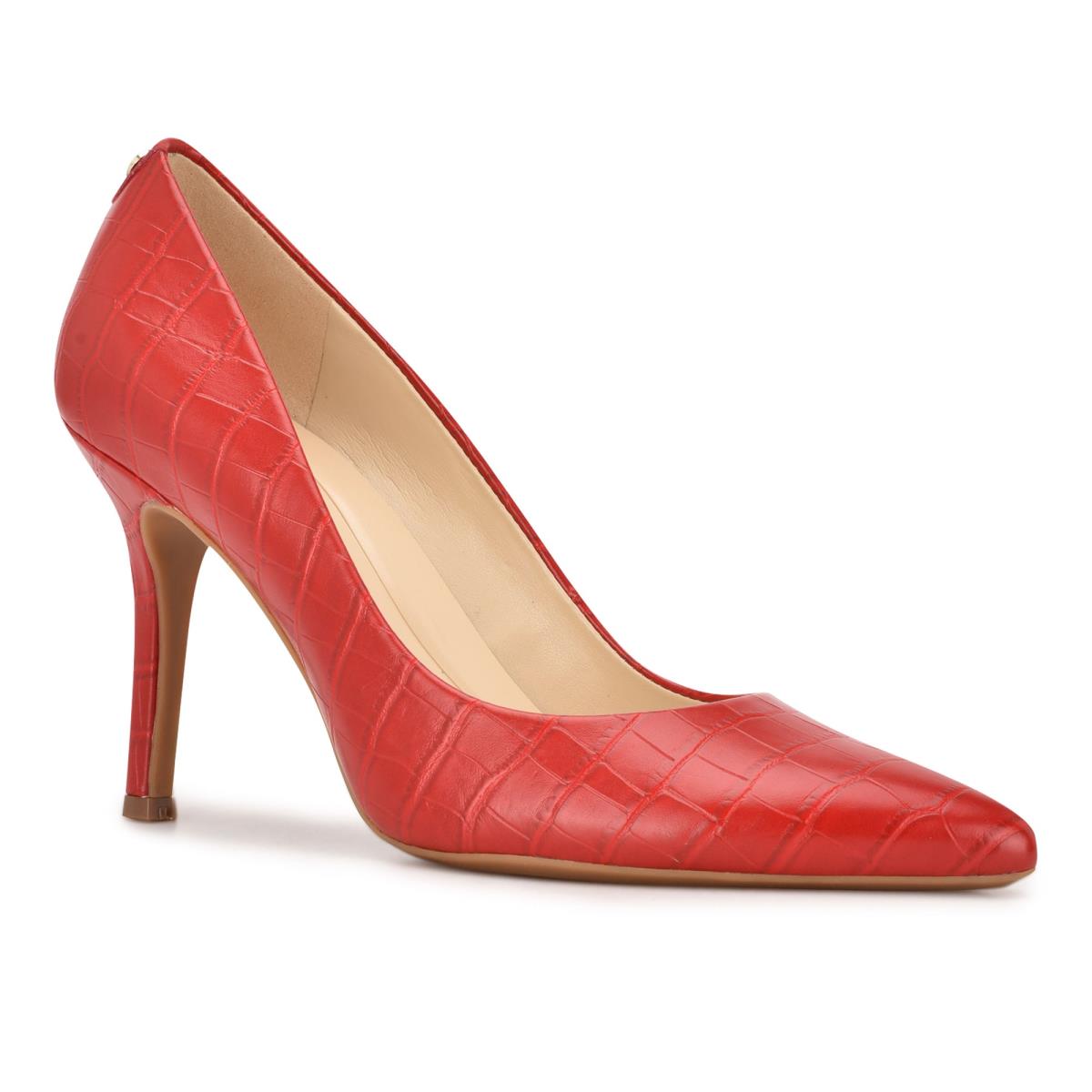 Women's Nine West Fifth 9x9 Pointy Toe Pumps Red | SILZ18025