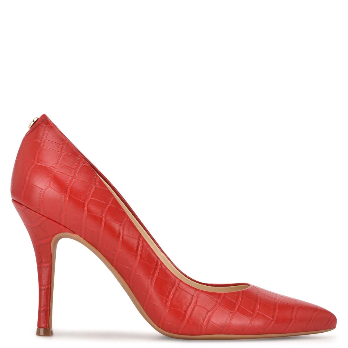 Women\'s Nine West Fifth 9x9 Pointy Toe Pumps Red | SILZ18025