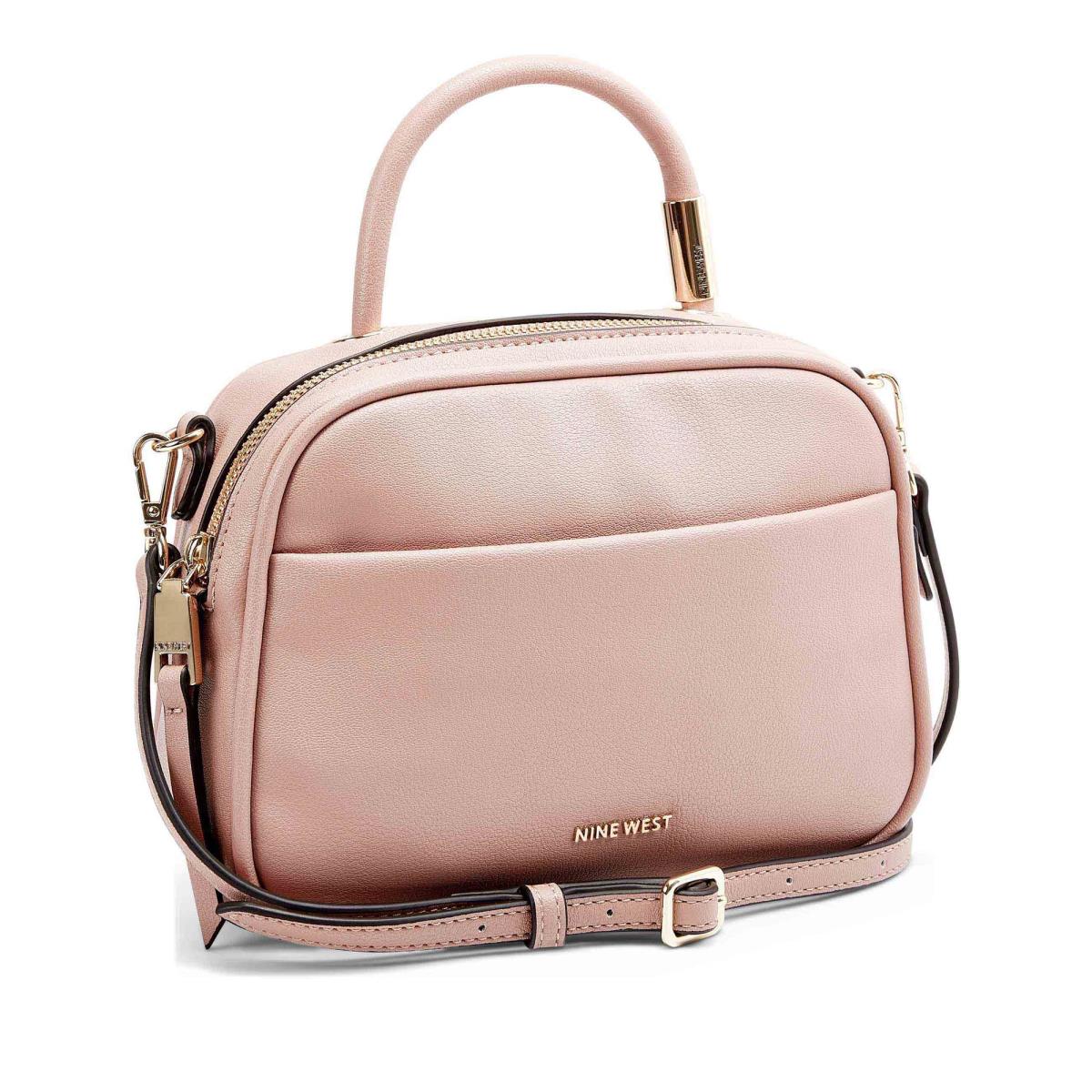 Women's Nine West Gail Top Handle Crossbody Bags Rose | QDBE17925