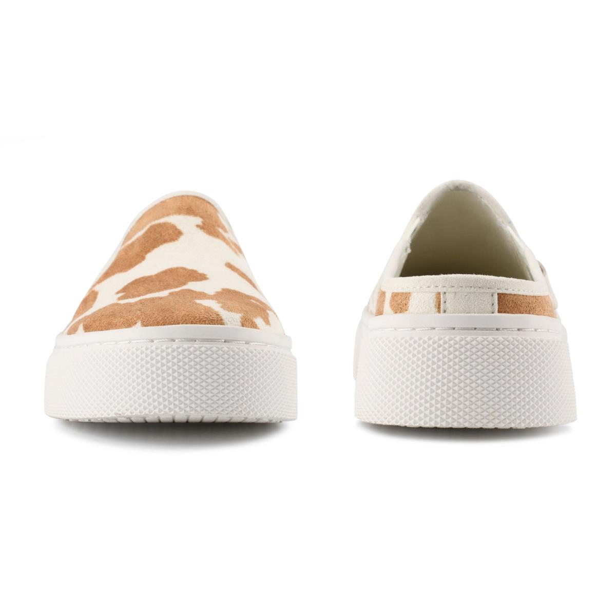 Women's Nine West Hayzel Slip On Sneaker Brown / White | VPIN48709