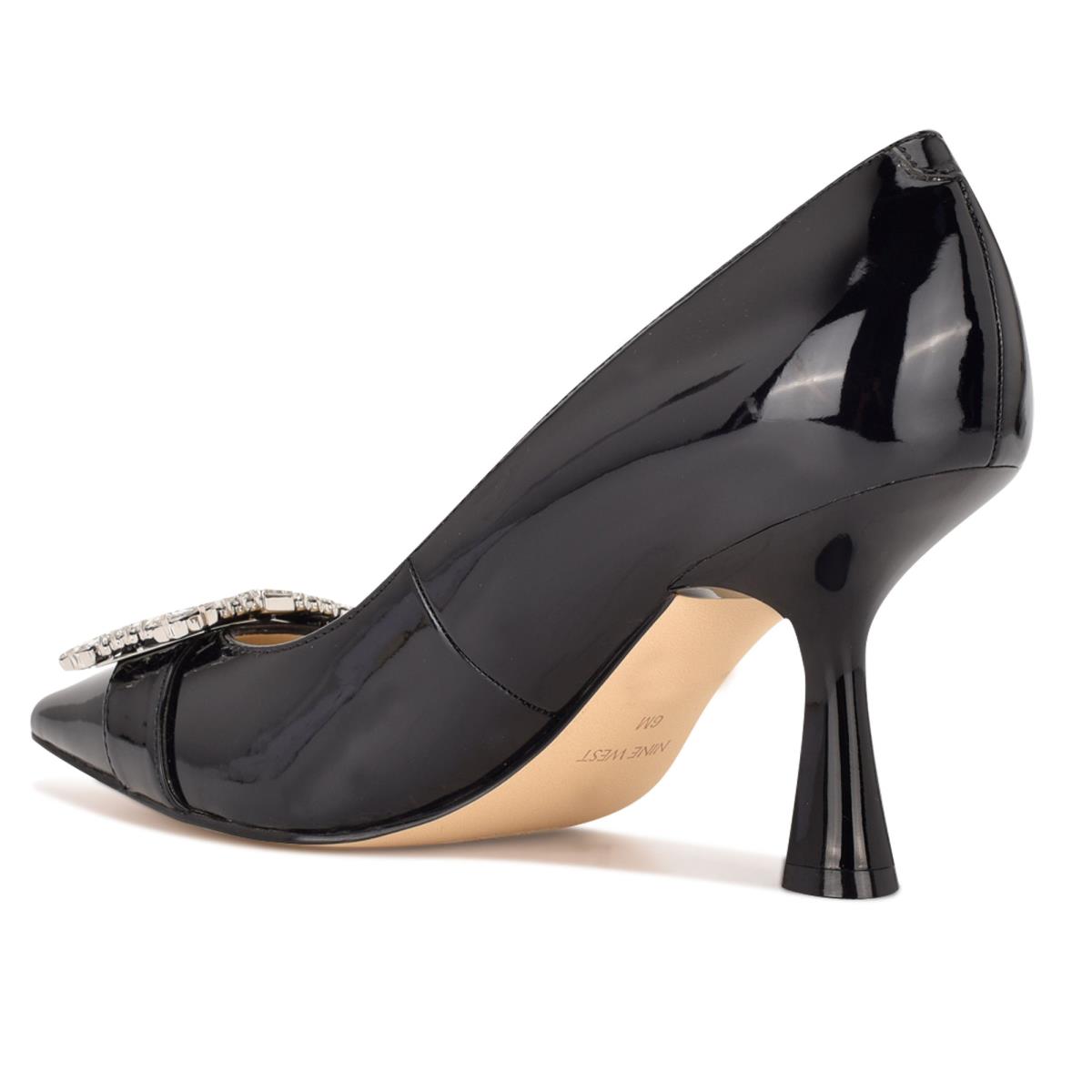 Women's Nine West Helyn Pointy Toe Pumps Black | FOUX69271