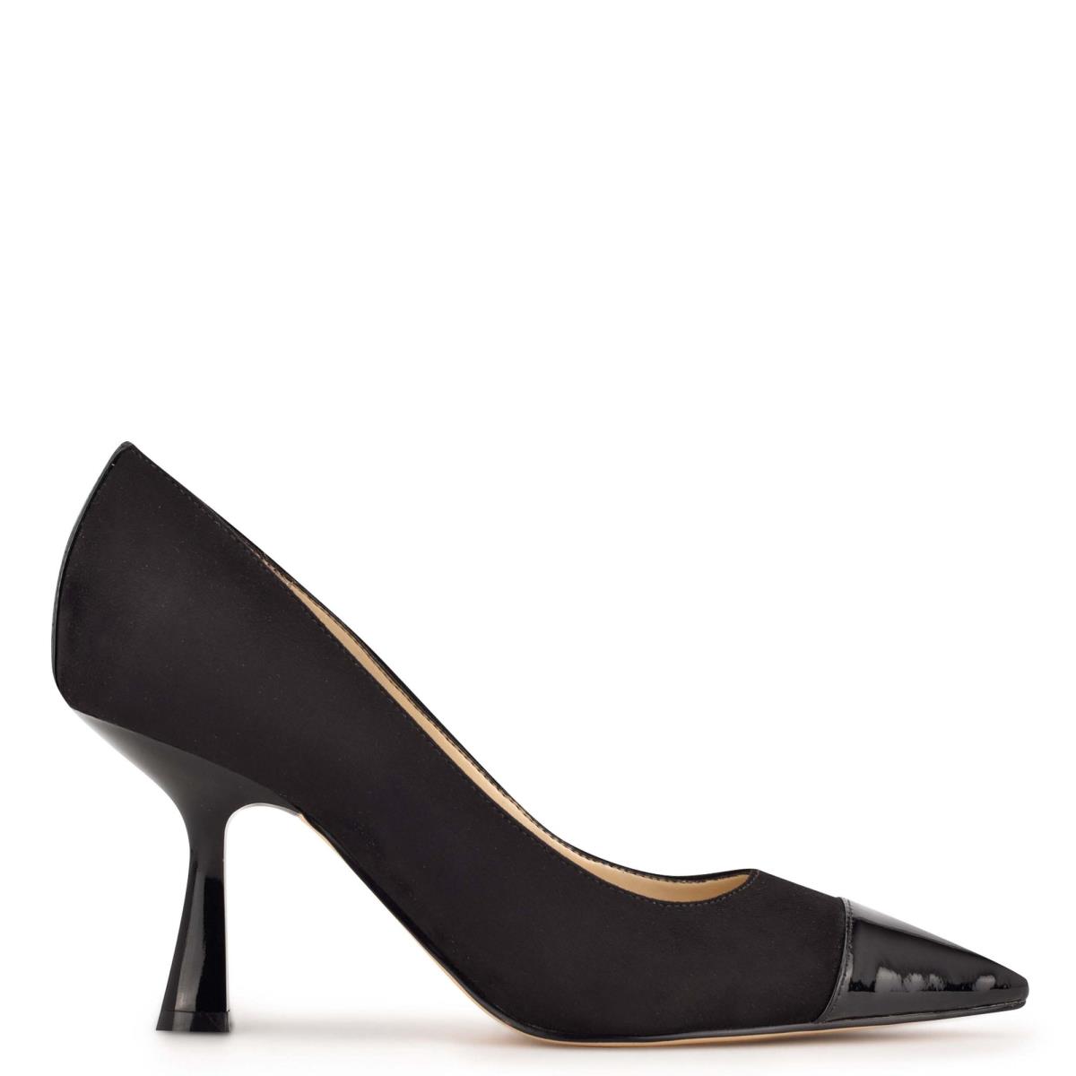 Women\'s Nine West Hippa Pointy Toe Pumps Black | BRDY32485