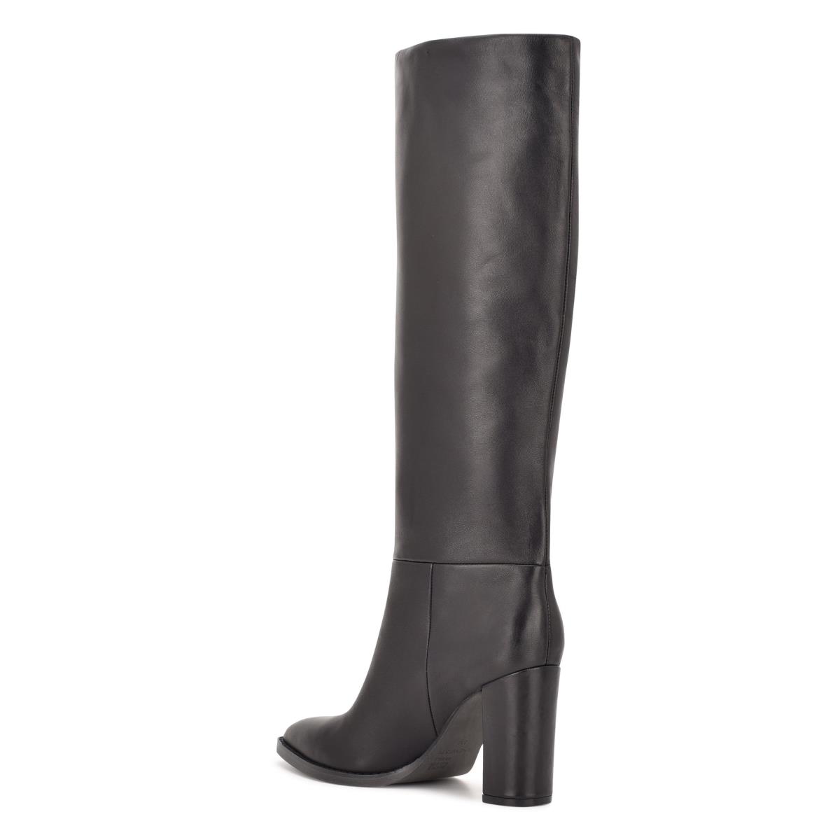 Women's Nine West Hiya Heeled Boots Black | OIQL42395