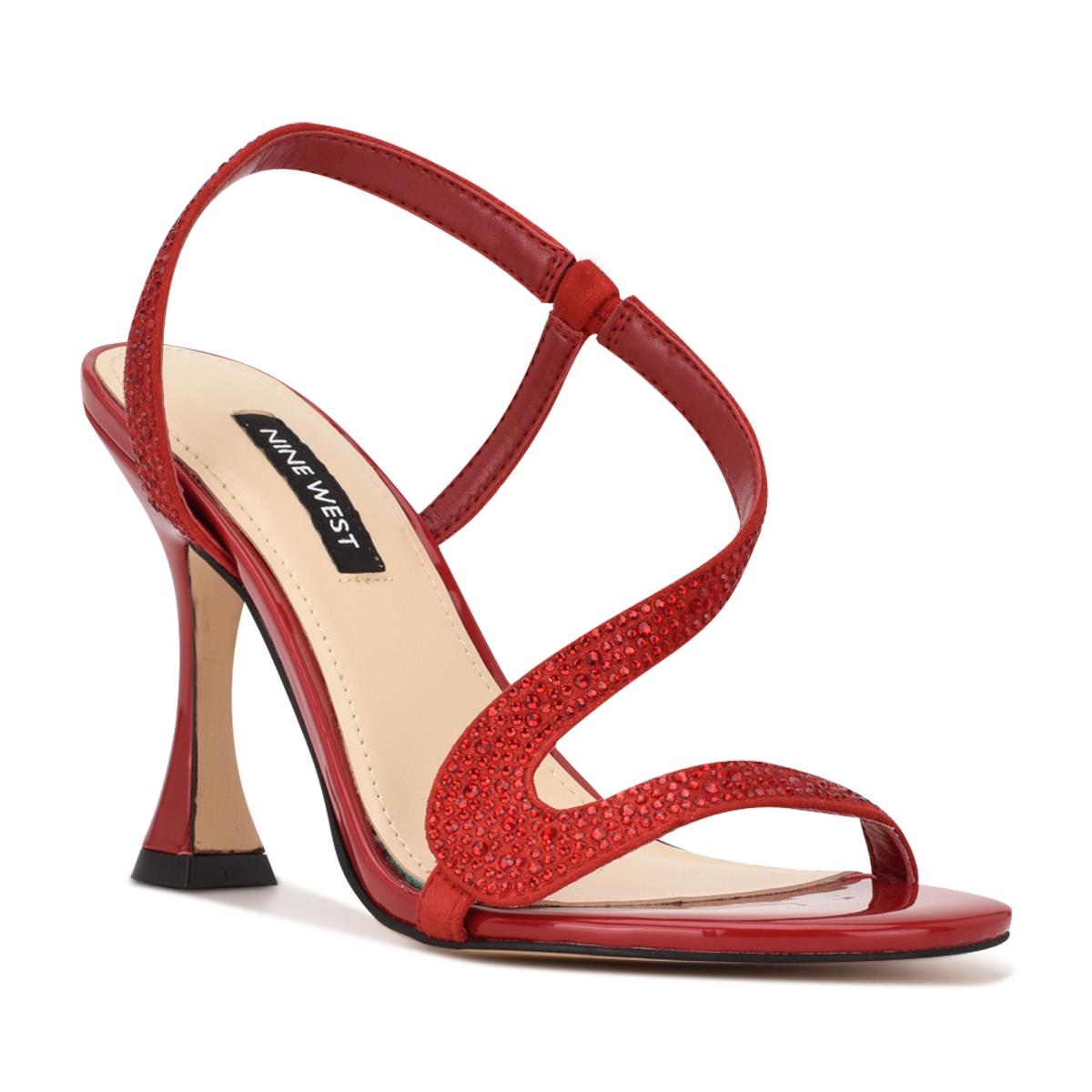 Women's Nine West Immal Dress Sandals Light Red | GZQY93860