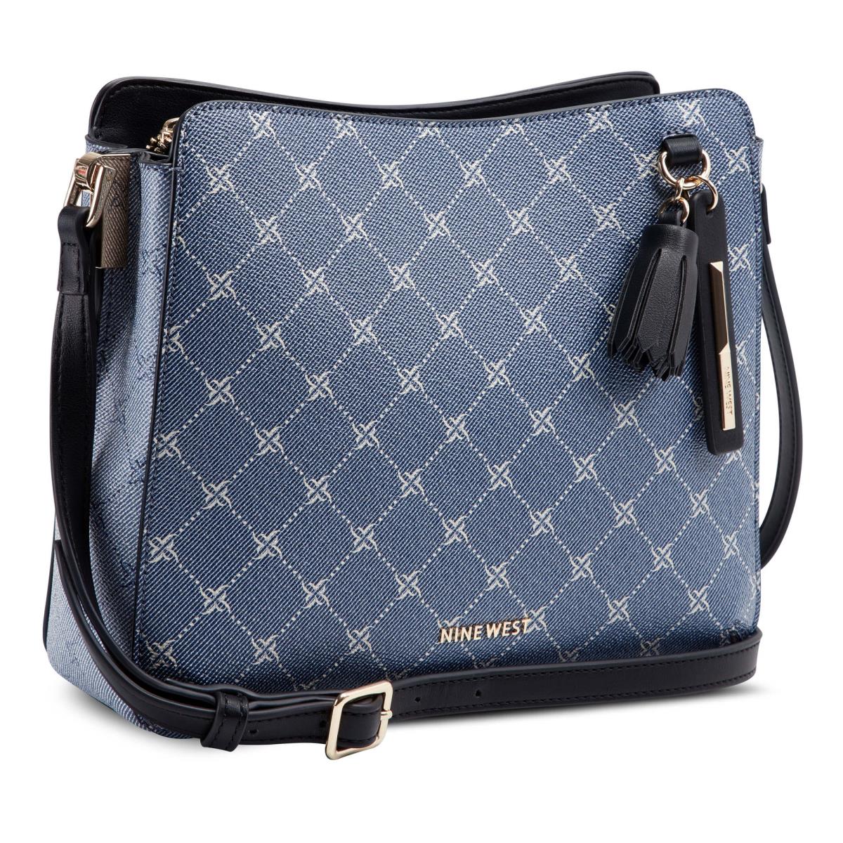 Women's Nine West Imogen Swing Pack Crossbody Bags Blue | JNDW38401