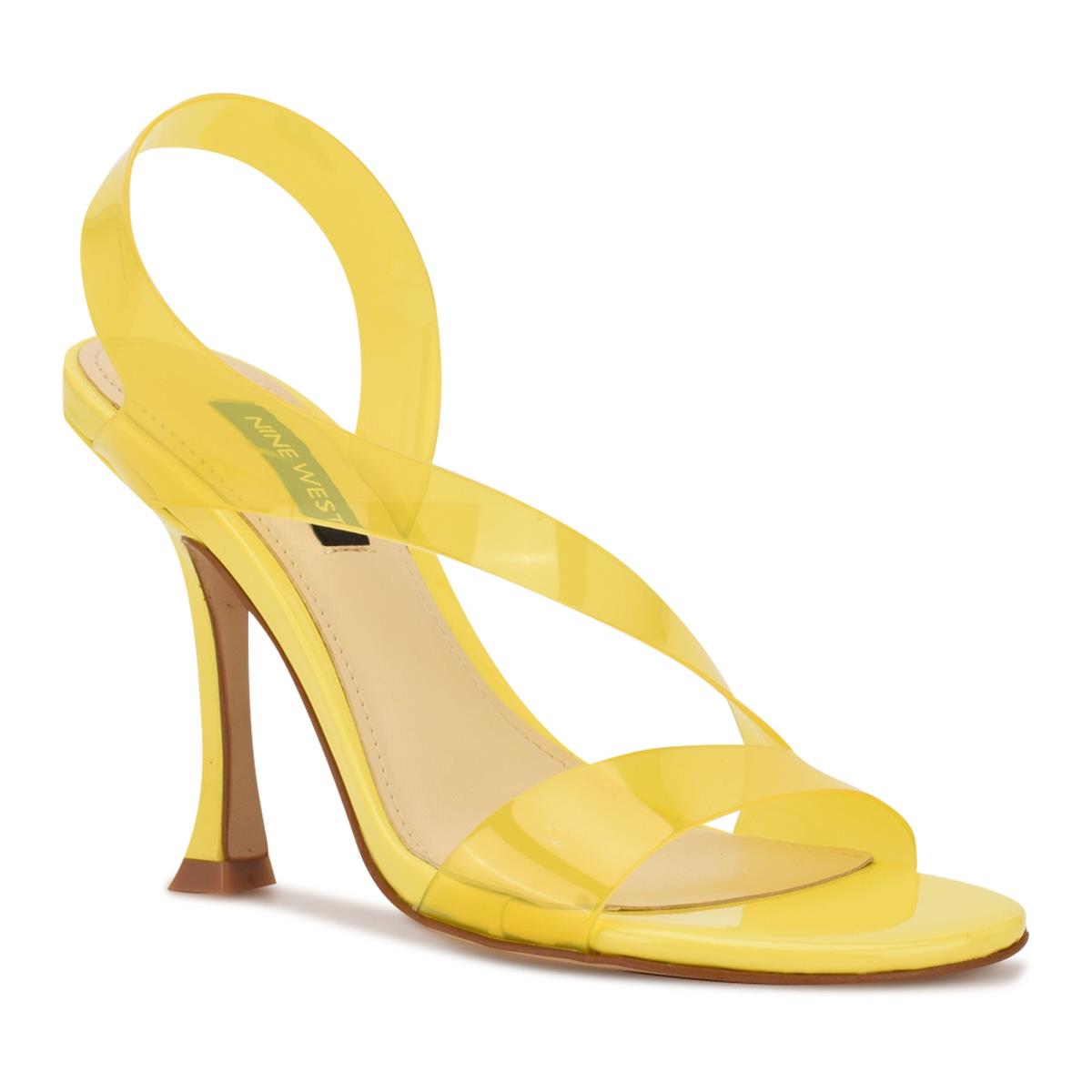 Women's Nine West Irise Dress Sandals Yellow | OSGV19068