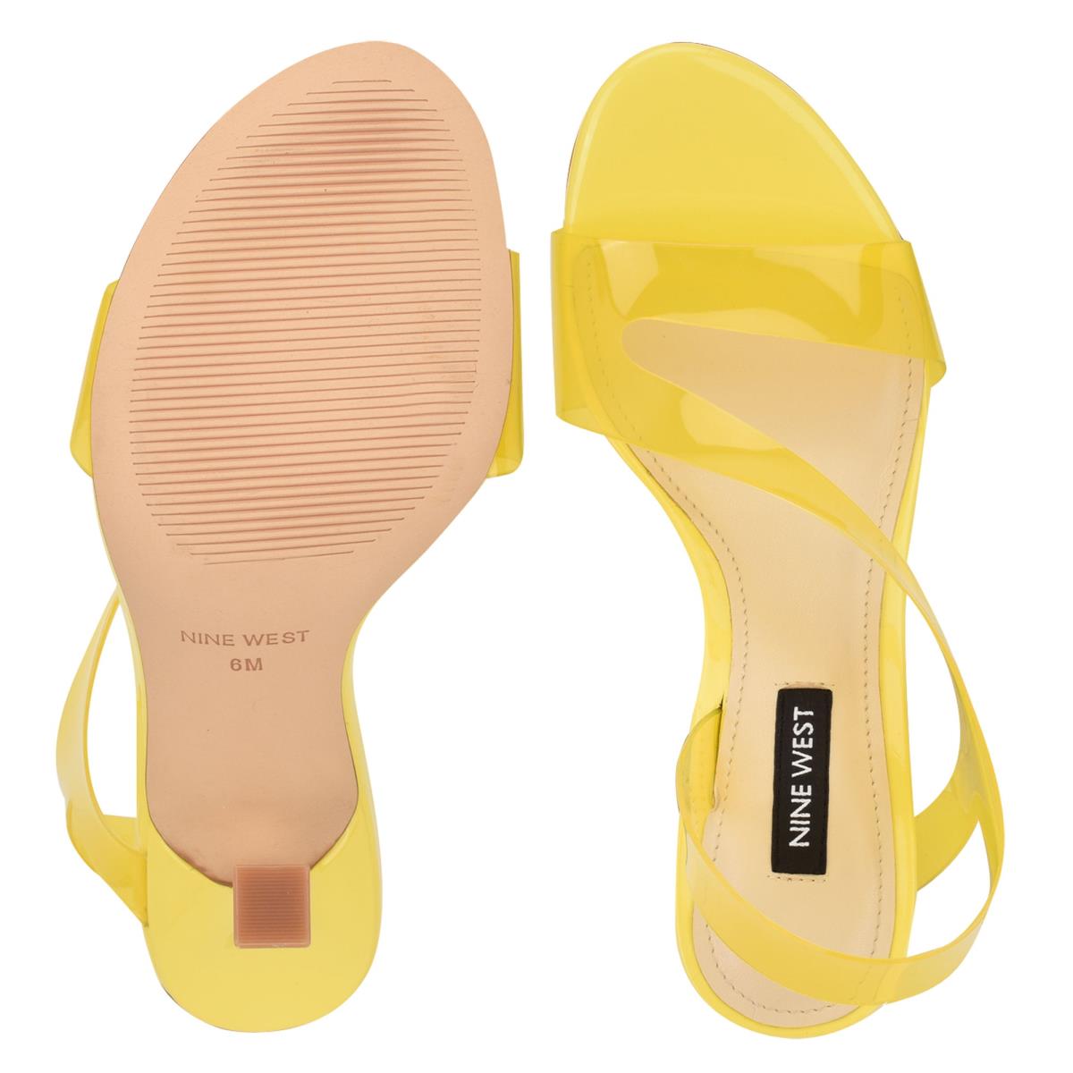 Women's Nine West Irise Dress Sandals Yellow | OSGV19068