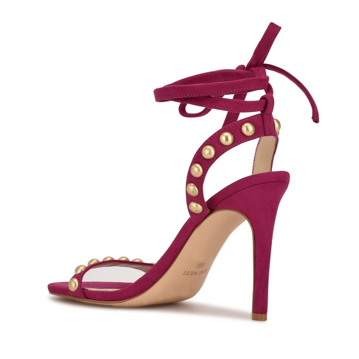 Women's Nine West Istelle Heels Sandals Red | EAXI43257