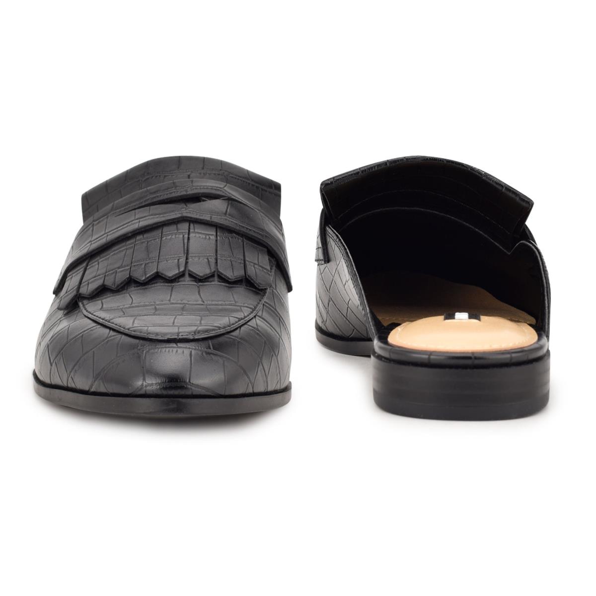 Women's Nine West Kilts Mules Black | SDLY71026