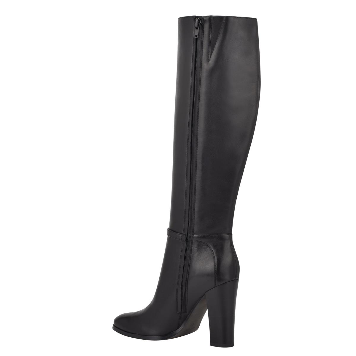 Women's Nine West Kimy Heeled Boots Black | VKDA27354