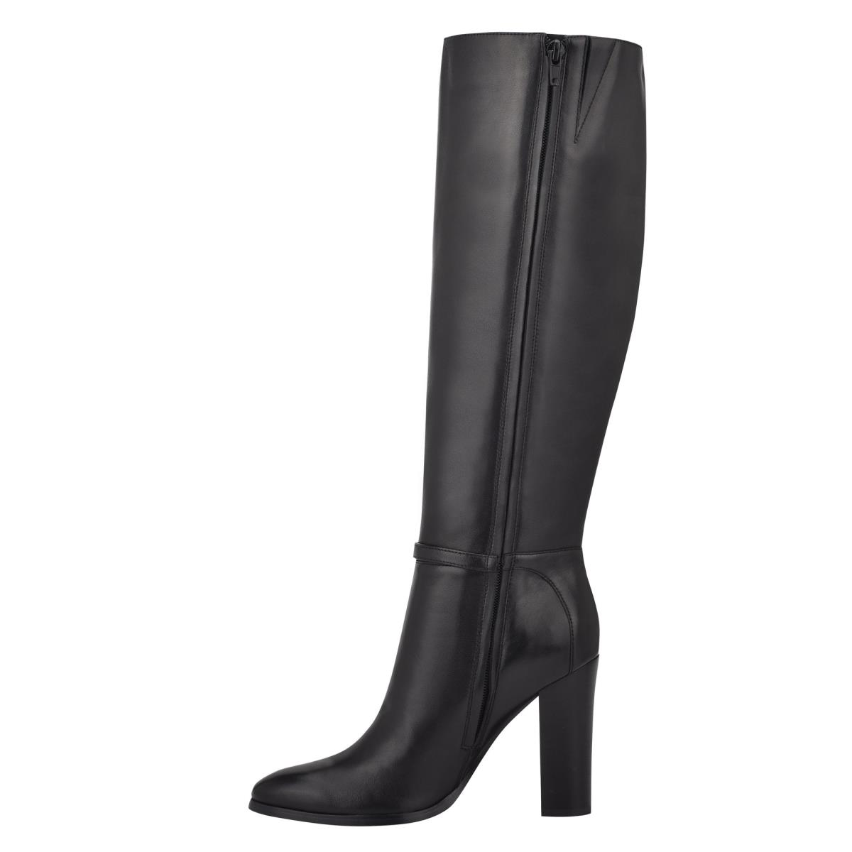 Women's Nine West Kimy Heeled Boots Black | VKDA27354