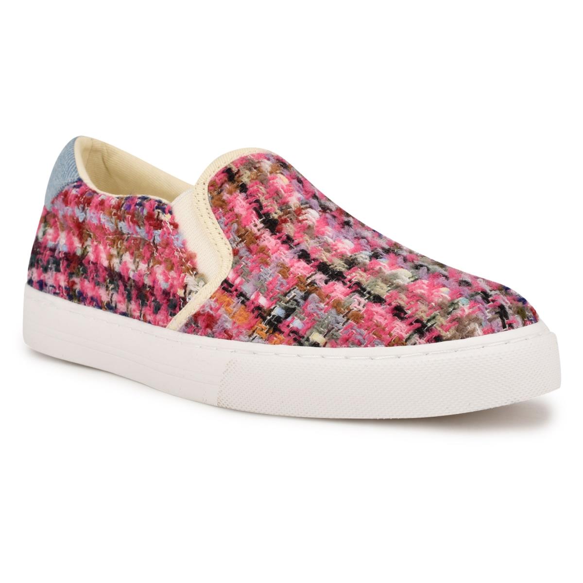 Women's Nine West Lala Slip On Sneakers Pink / Multicolor | BPGW37580