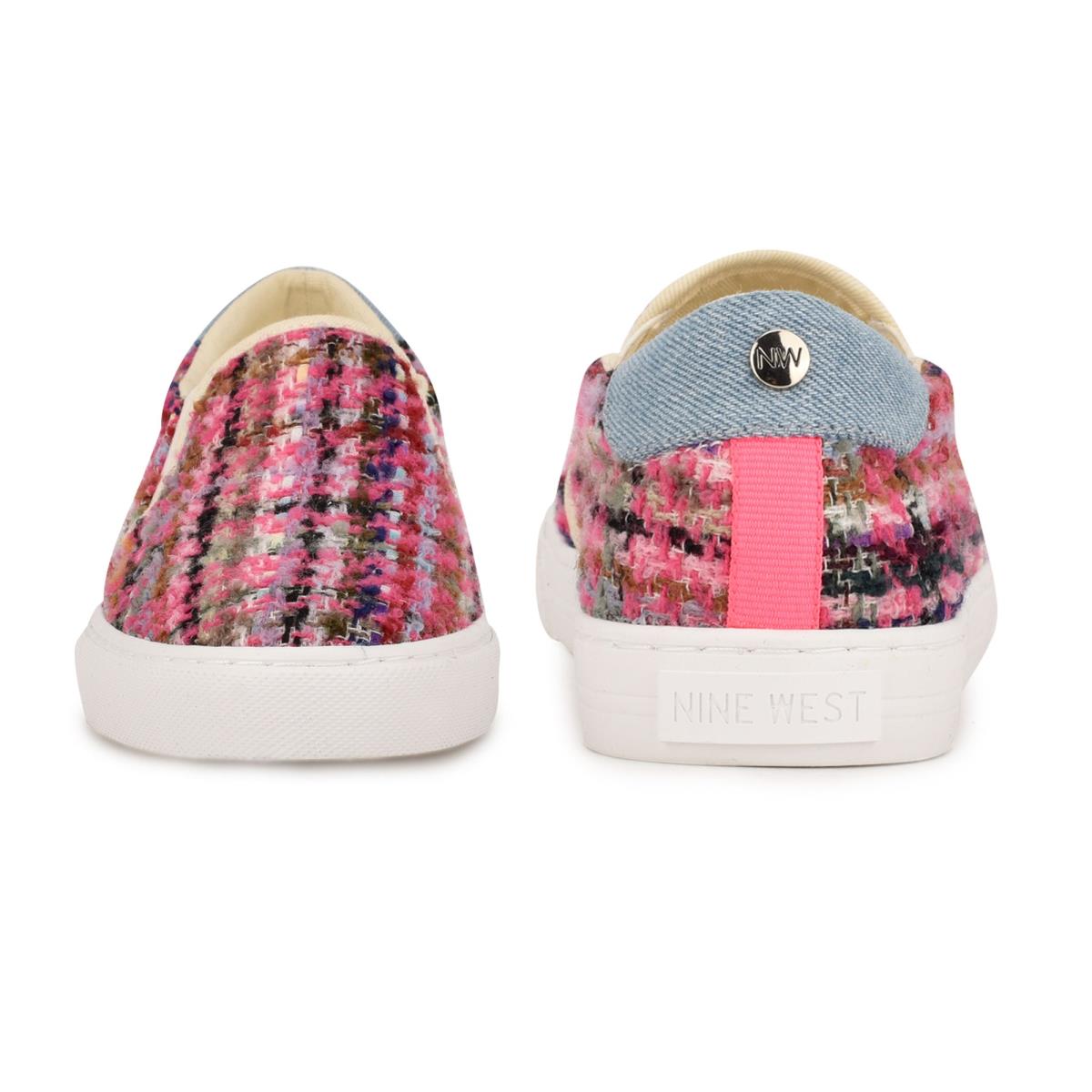 Women's Nine West Lala Slip On Sneakers Pink / Multicolor | BPGW37580