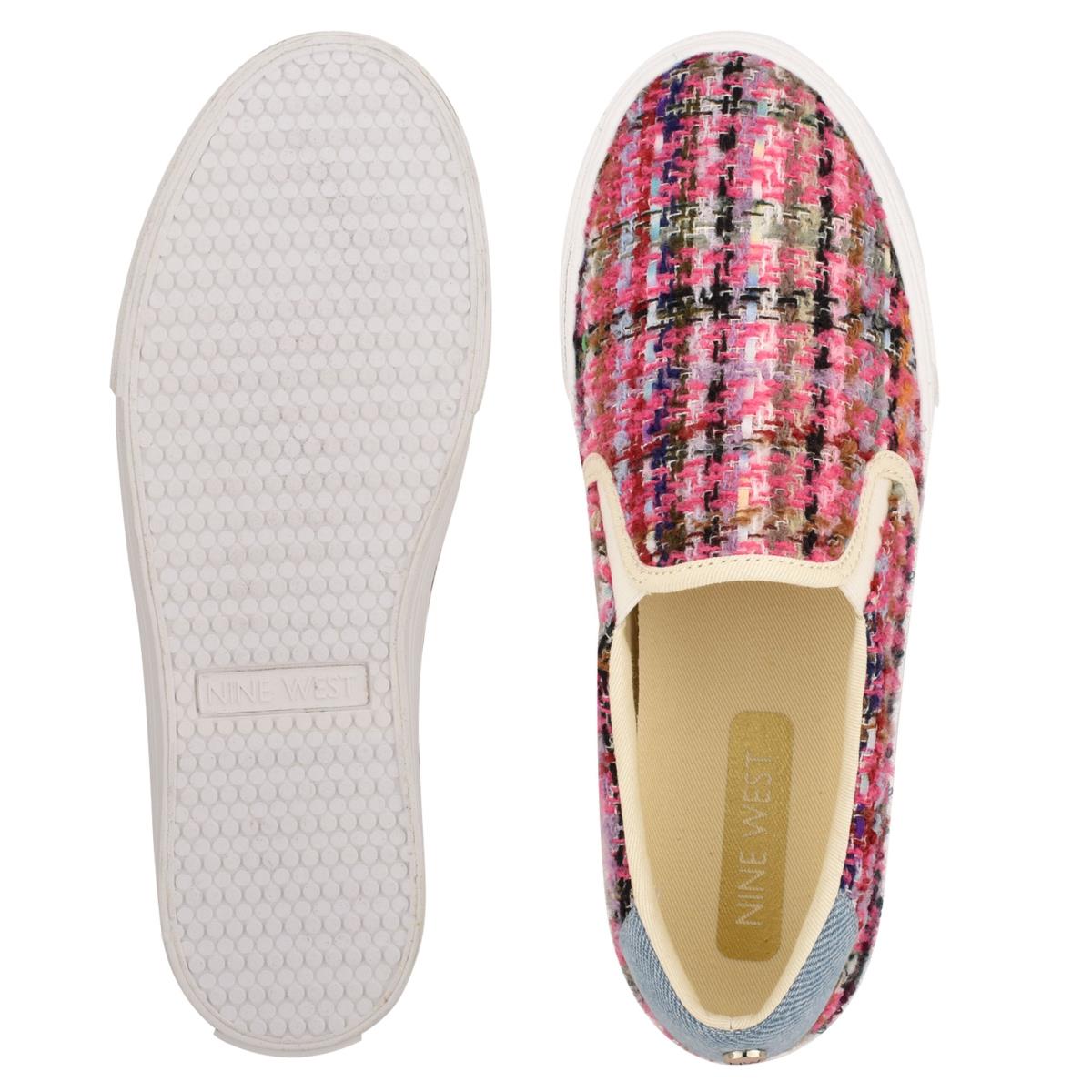 Women's Nine West Lala Slip On Sneakers Pink / Multicolor | BPGW37580