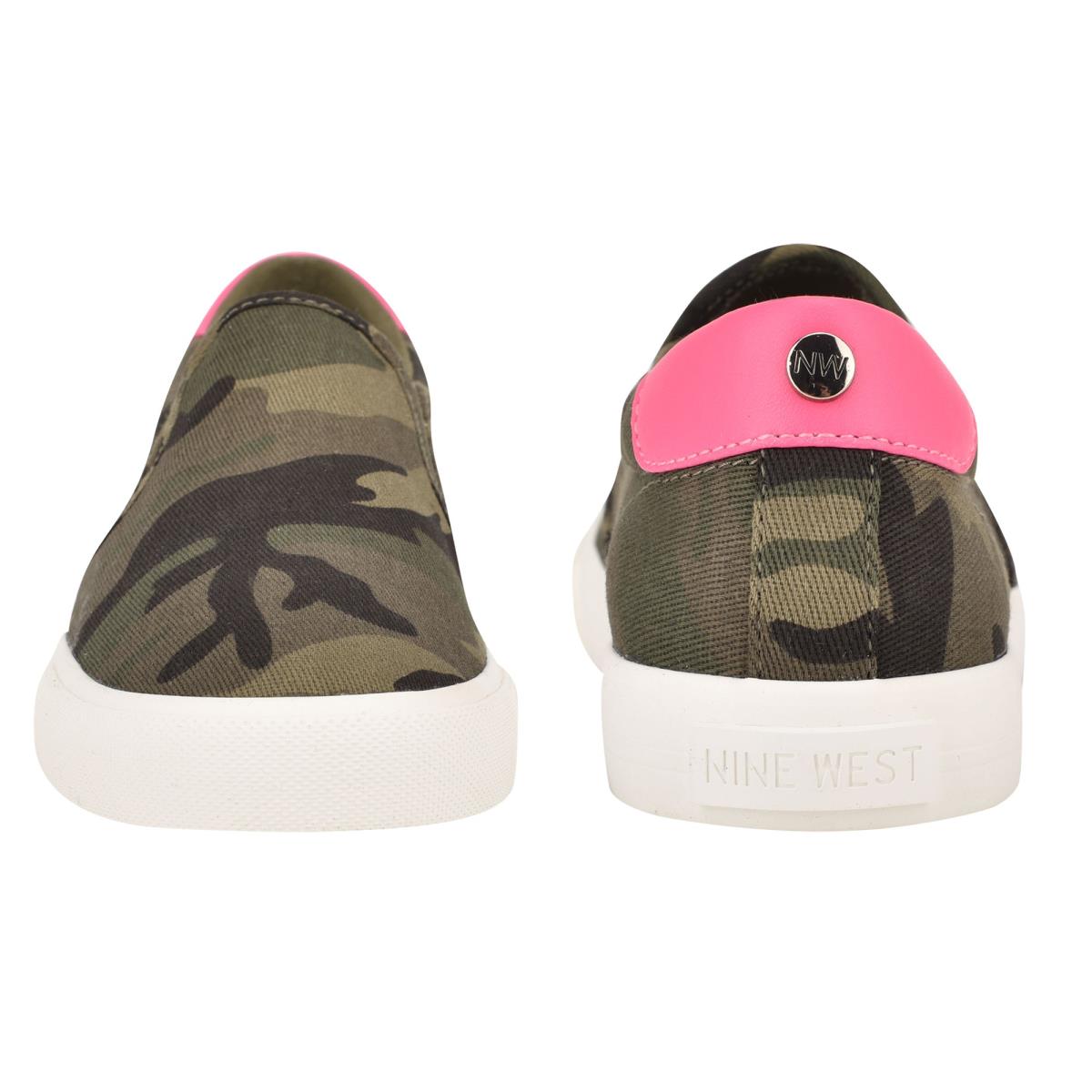 Women's Nine West Lala Slip On Sneakers Camo | DELH80431