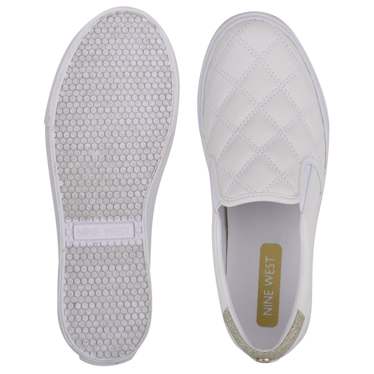 Women's Nine West Lala Slip On Sneakers White | PXLQ61920