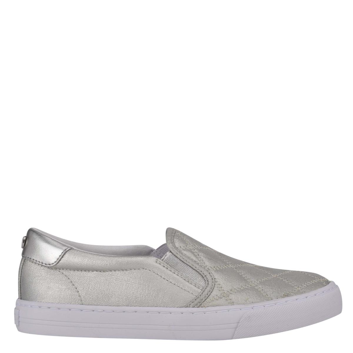 Women\'s Nine West Lala Slip On Sneakers Silver | QAED35912