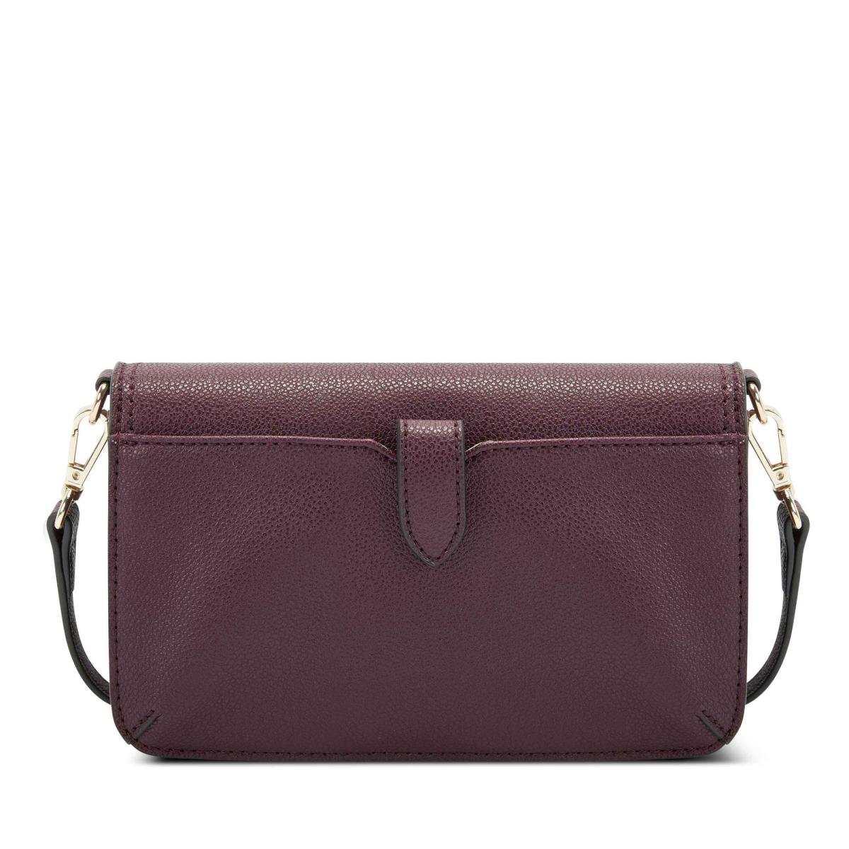 Women's Nine West Lawson Wallet On A String Crossbody Bags Claret | MPFB36159