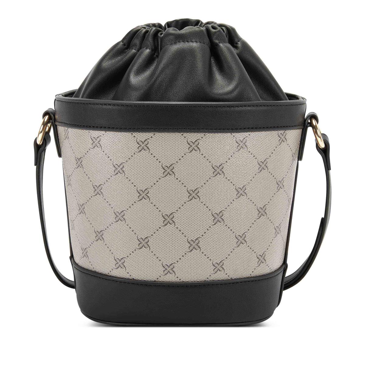 Women's Nine West Laylin Drawstring Bucket Crossbody Bags Black | CSEW03957