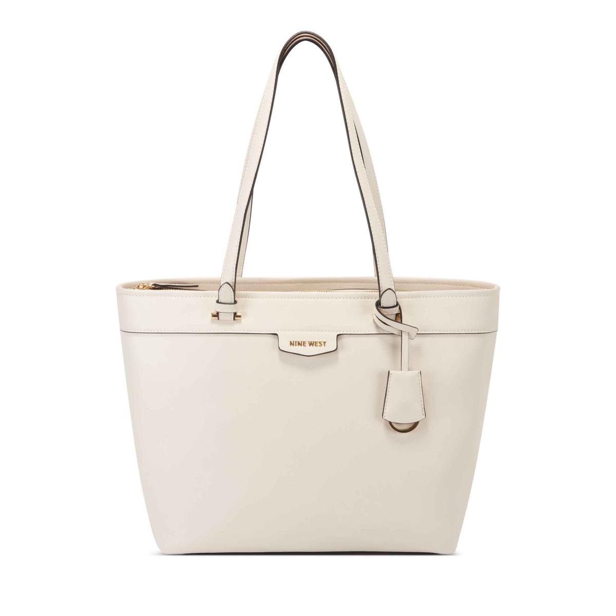 Women\'s Nine West Nala Tote Tote Bags White | RSEH31980