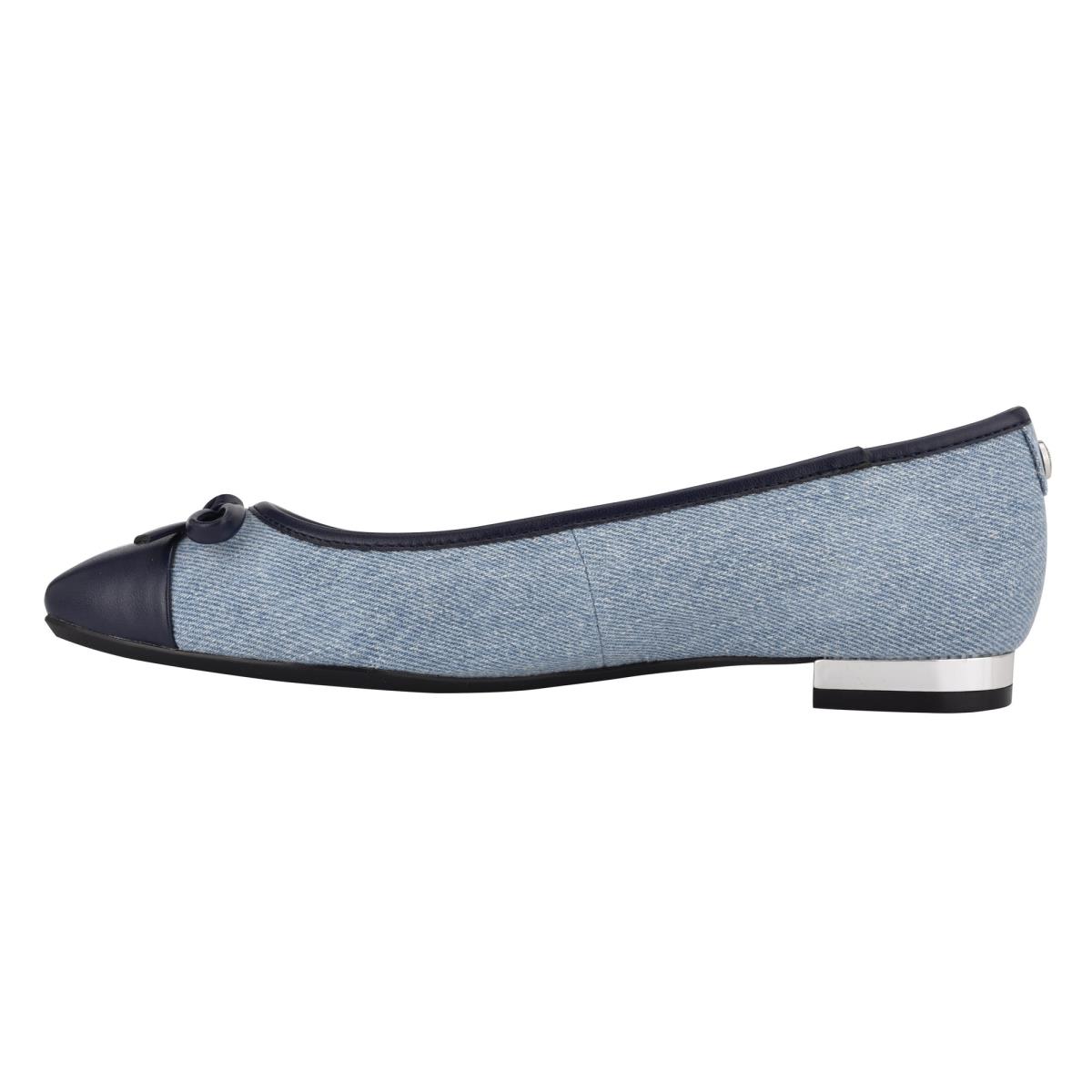 Women's Nine West Olly 9x9 Ballet Ballet Flats Blue | ICVS70458