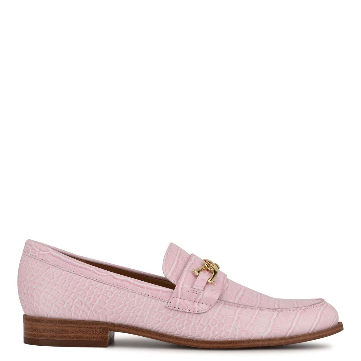 Women\'s Nine West Onlyou Slip-On Loafers Pink | EAXI31748