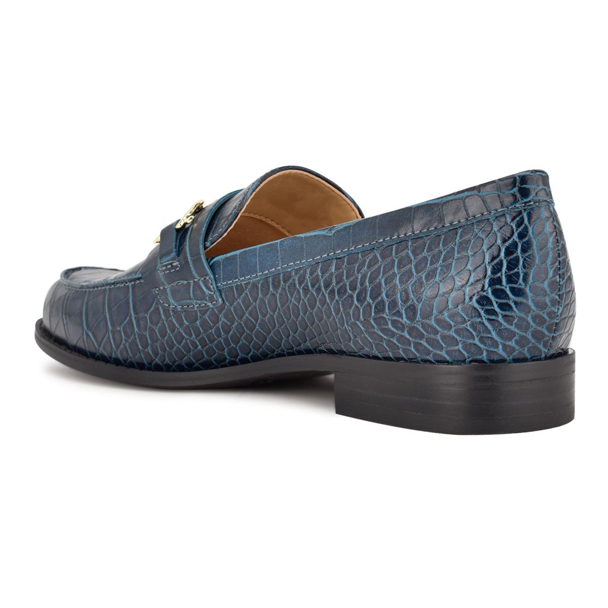 Women's Nine West Onlyou Slip-On Loafers Turquoise | PHNA40359