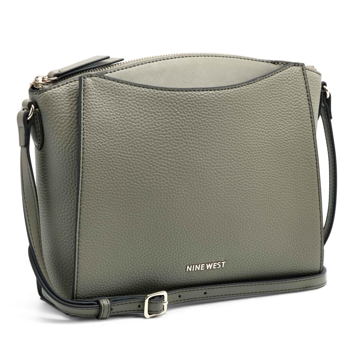 Women's Nine West Paisley Crossbody Bags Olive | KDCT76053