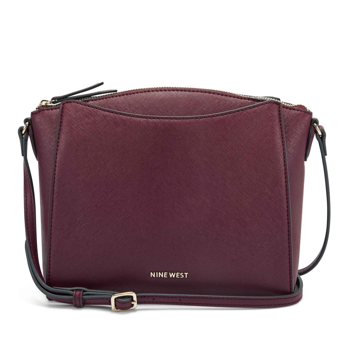 Women\'s Nine West Paisley Crossbody Bags Claret | OKYV16034