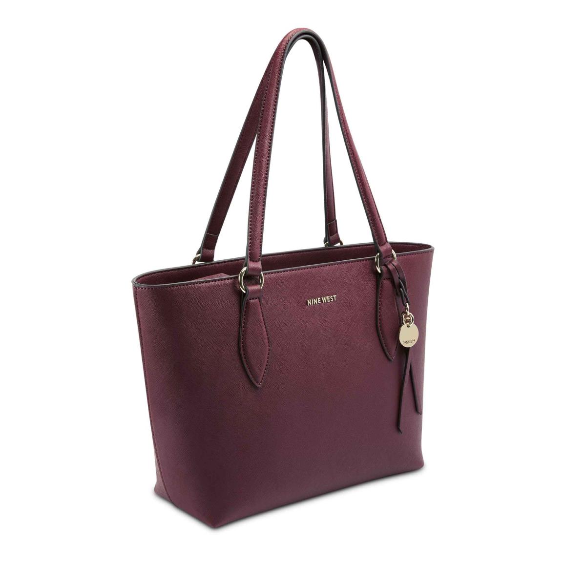 Women's Nine West Paisley Small Tote Tote Bags Claret | TUHZ61853