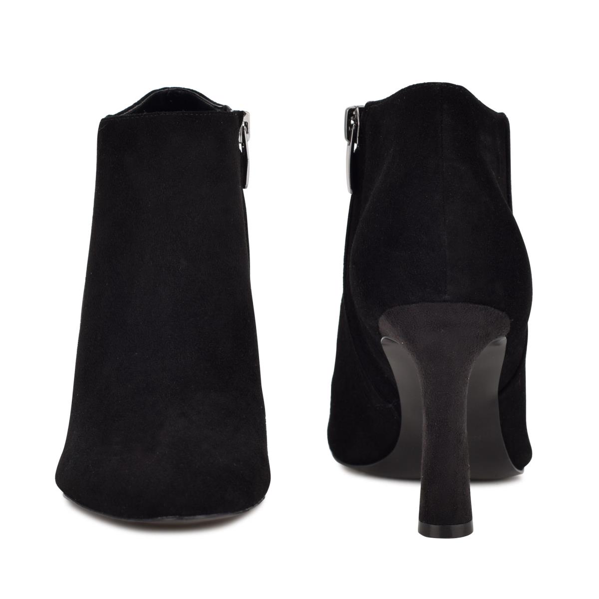 Women's Nine West Raze Dress Booties Black | USQZ20386