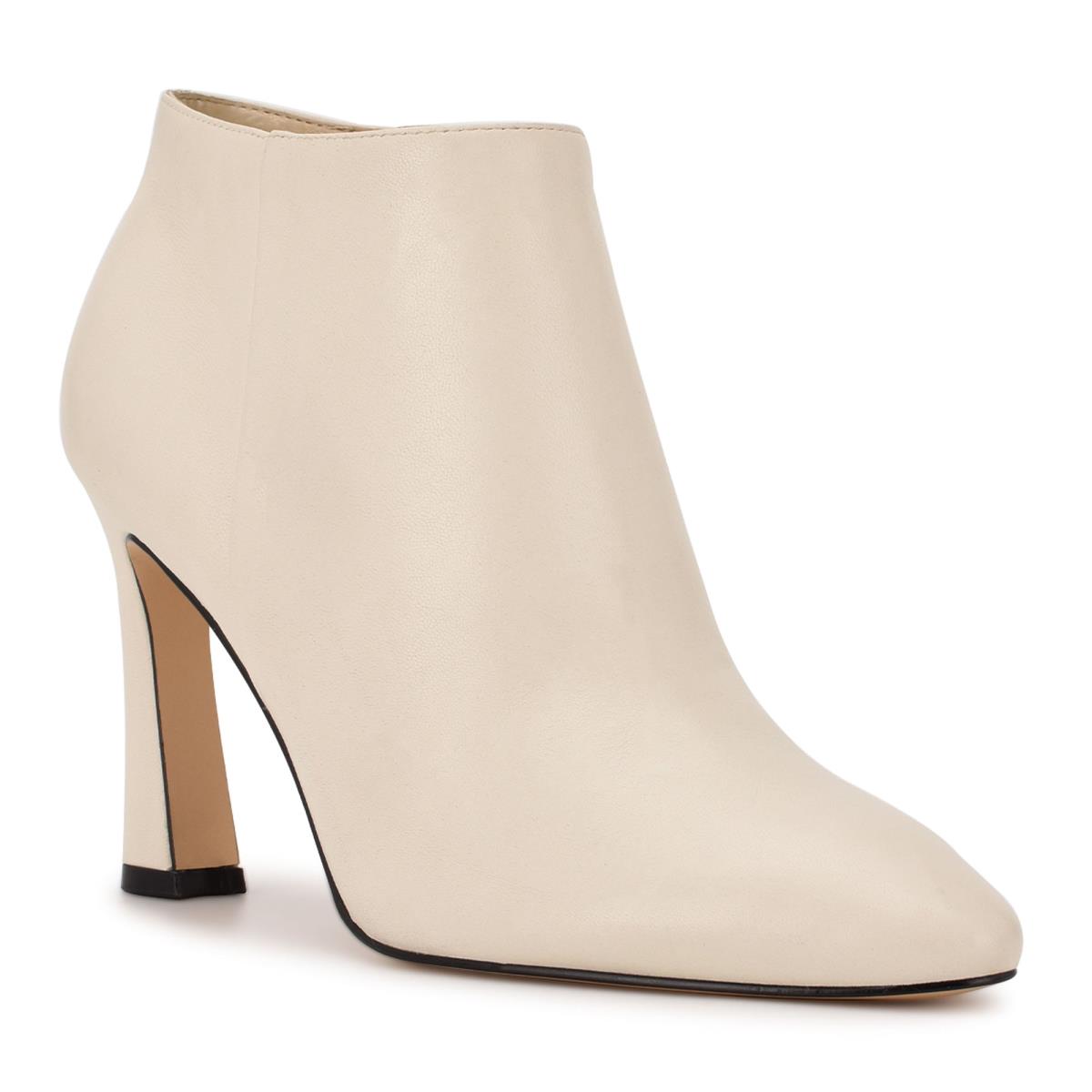 Women's Nine West Raze Dress Booties Cream | ESPZ20538