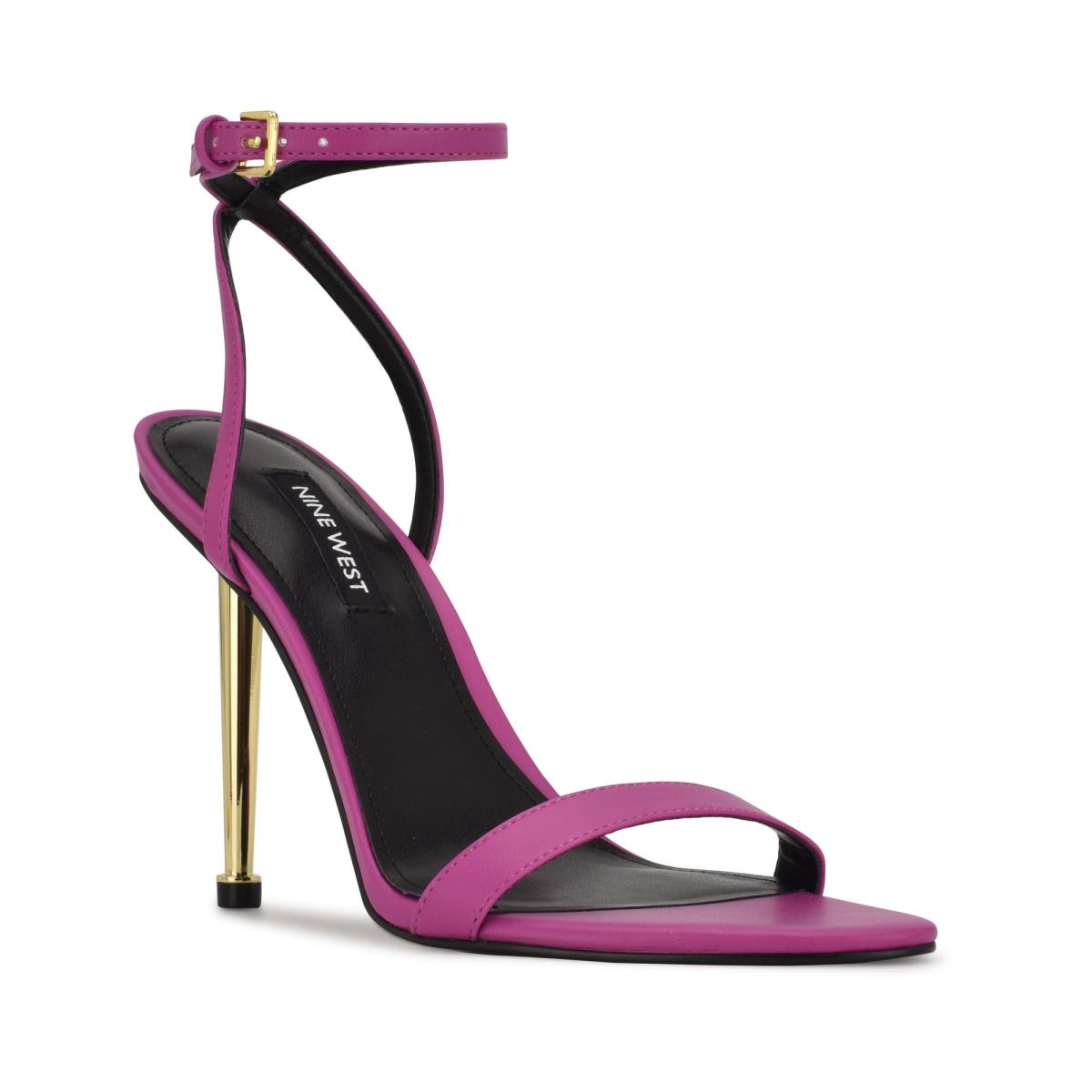 Women's Nine West Reina Ankle Strap Sandals Pink | DGKQ24735