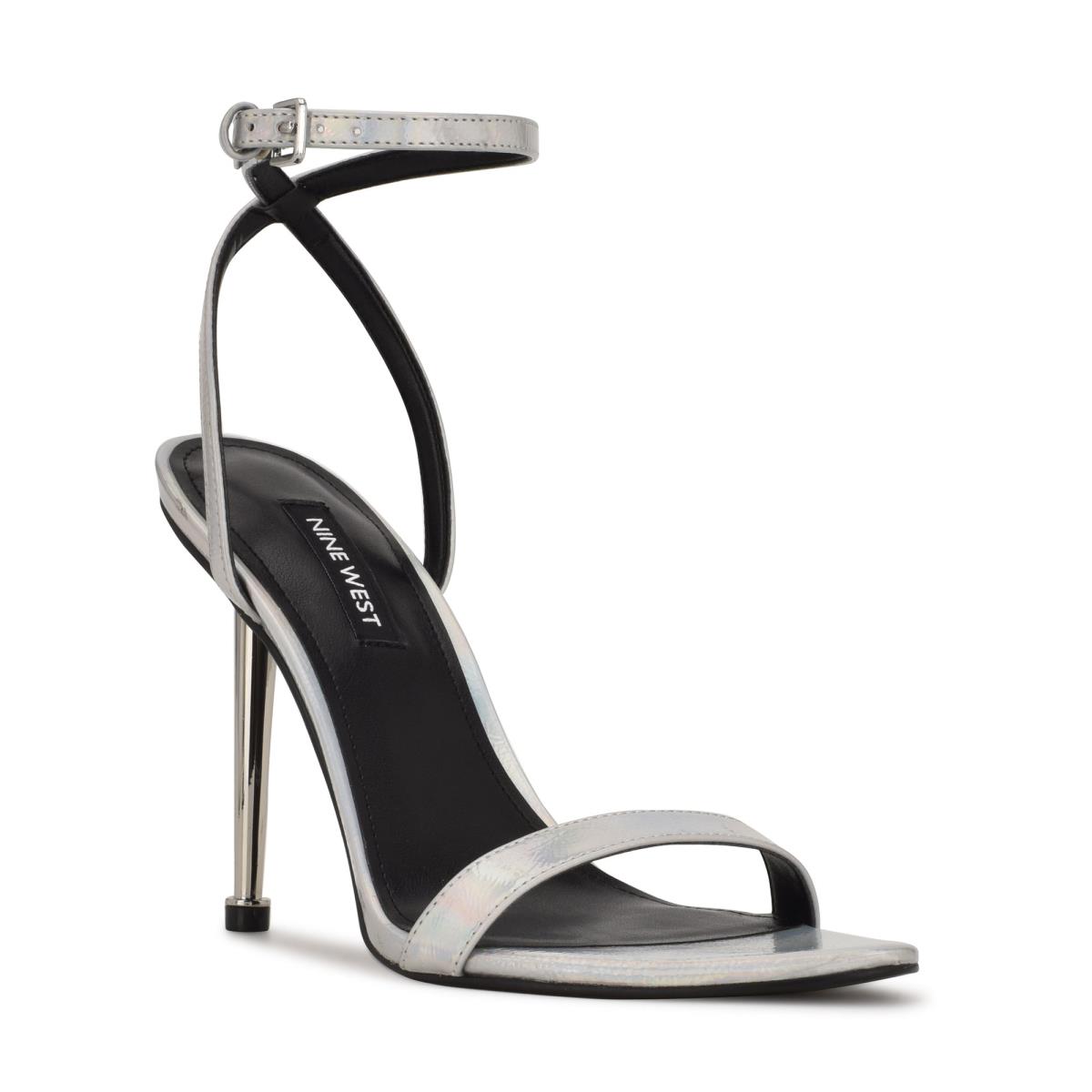 Women's Nine West Reina Ankle Strap Sandals Black | YDBU74052