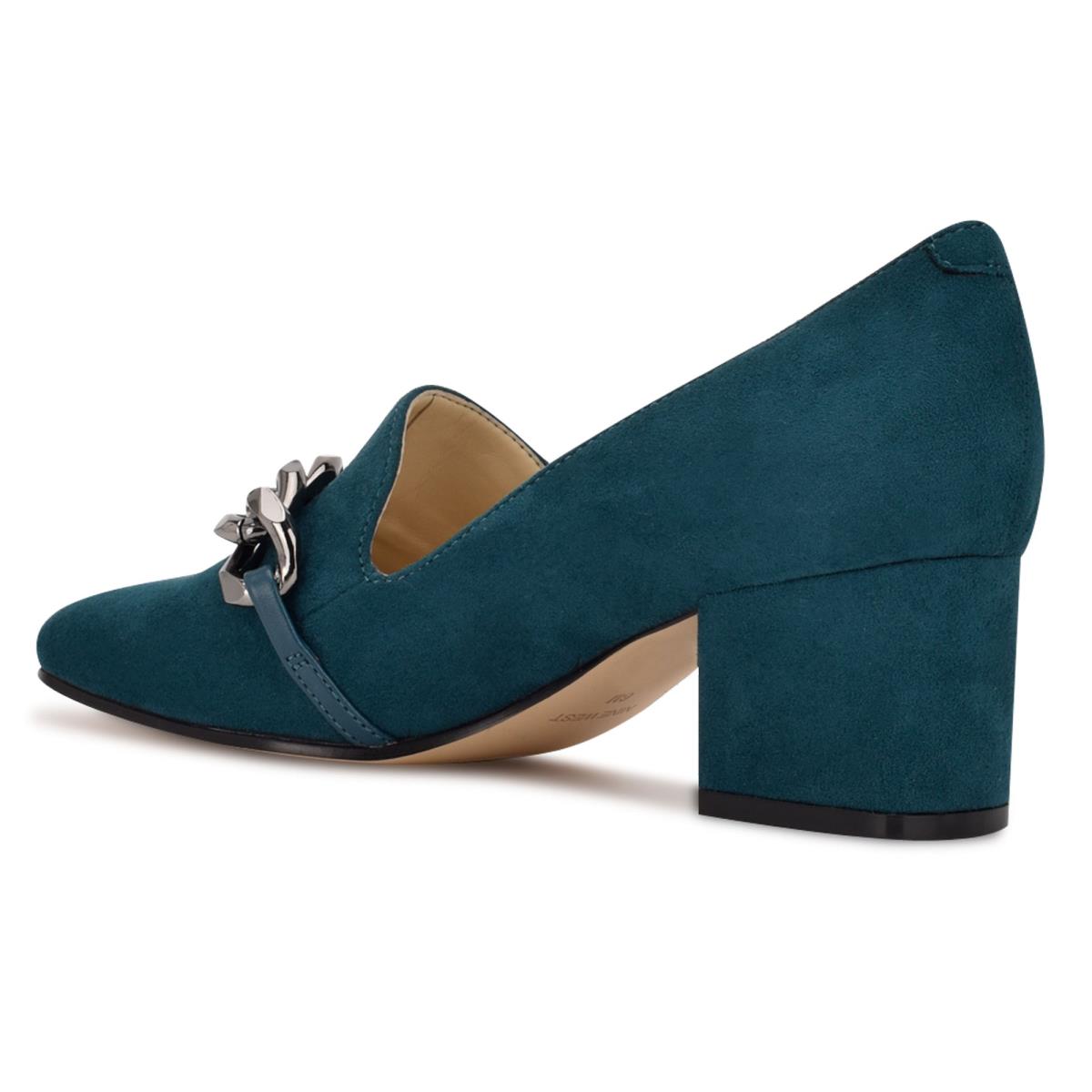 Women's Nine West Remal Heeled Loafers Turquoise / Turquoise | LGSH39418