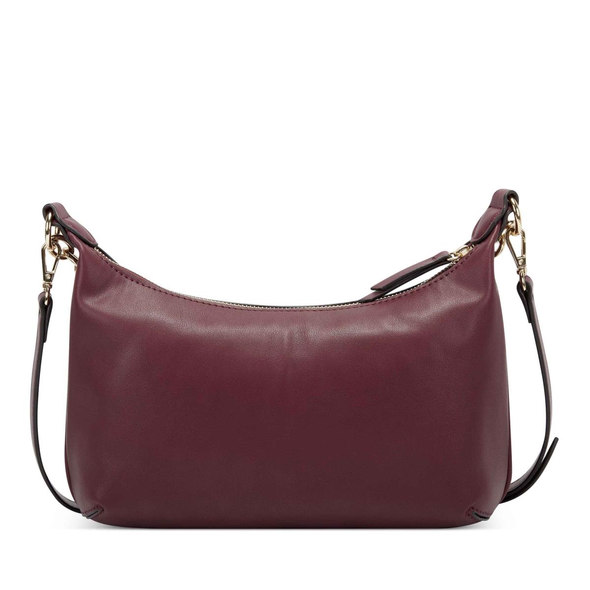 Women's Nine West Ronnie Top Zip Shoulder Bag Shoulder Bags Claret | HZKM23489