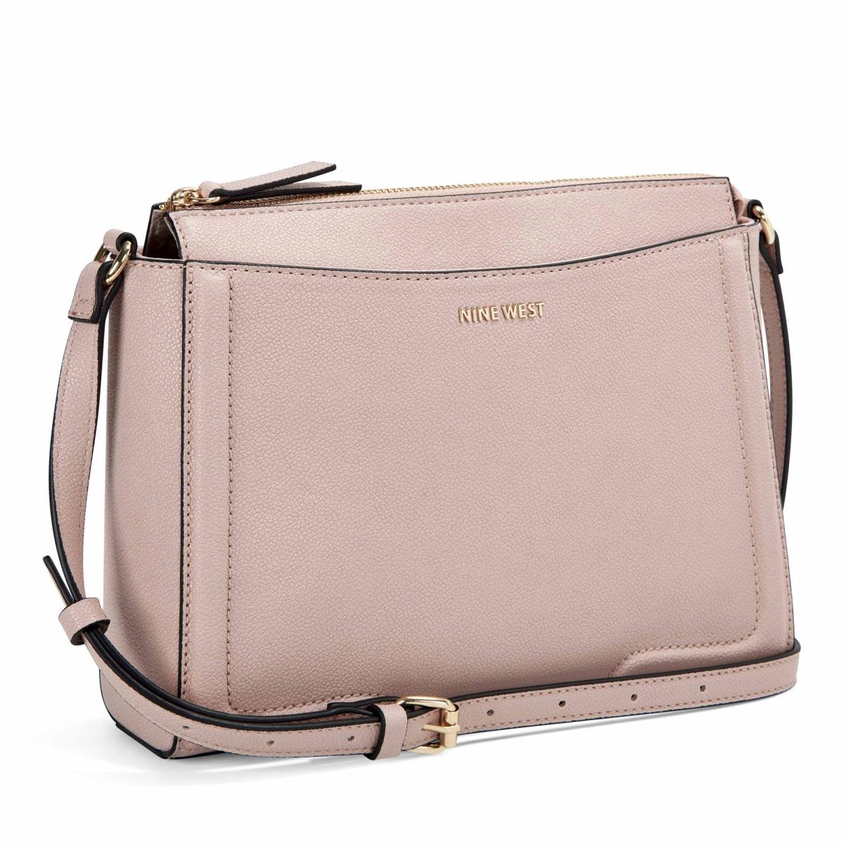 Women's Nine West Shayden Jet Set Crossbody Bags Pink | KCFY91864