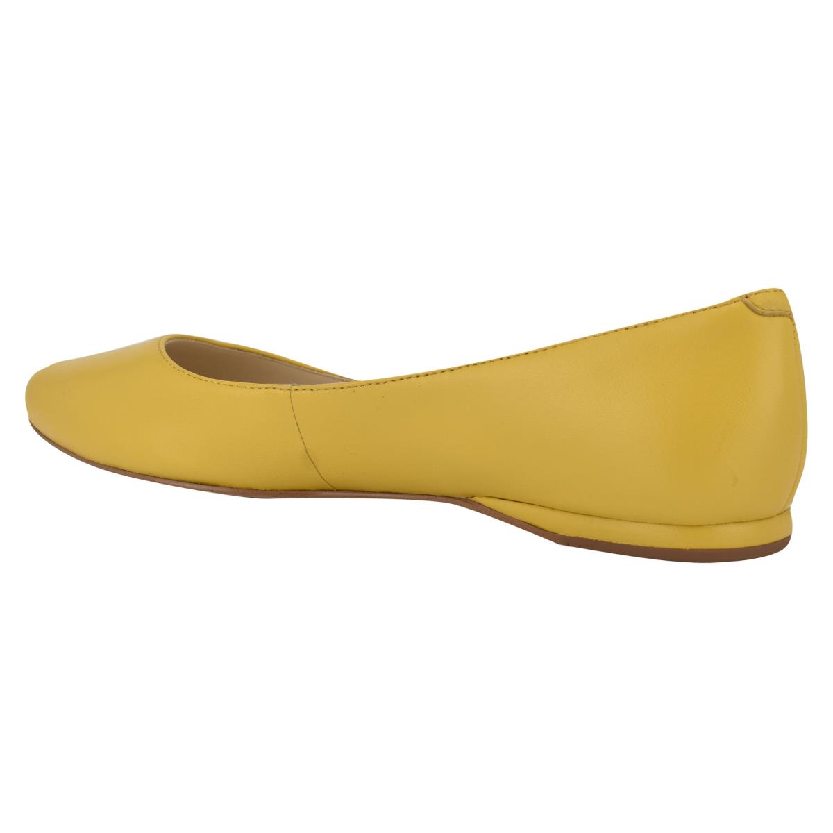 Women's Nine West Speakup Almond Toe Ballet Flats Yellow | RTVY64512