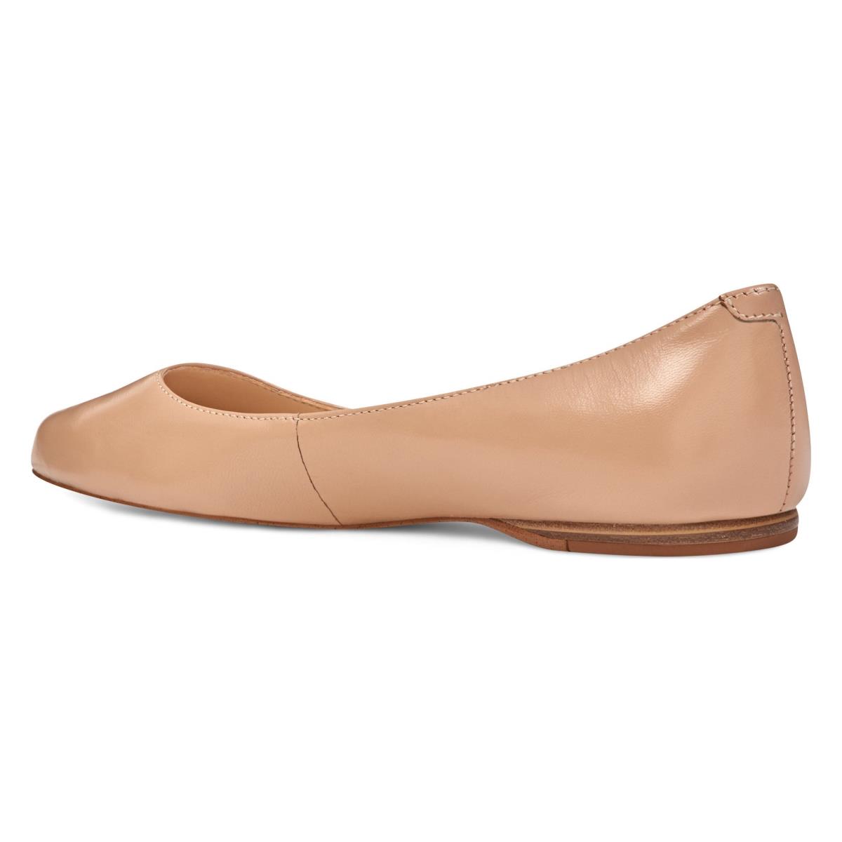 Women's Nine West Speakup Almond Toe Flats Beige | VOAM93580