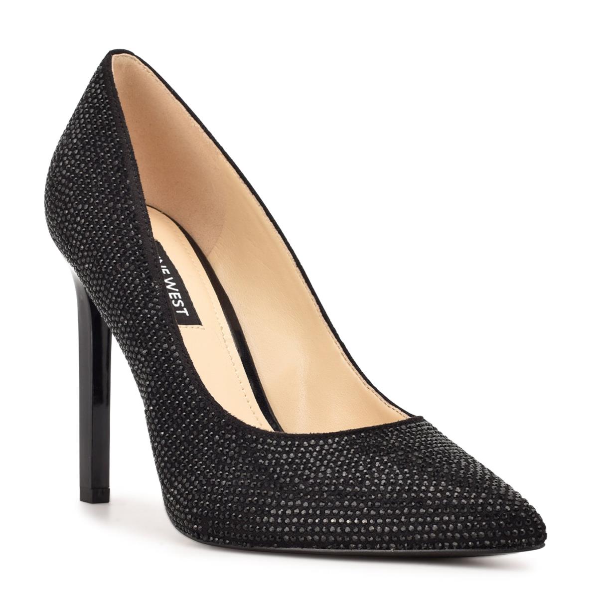 Women's Nine West Tatiah Dress Pumps Black | KBUR62391