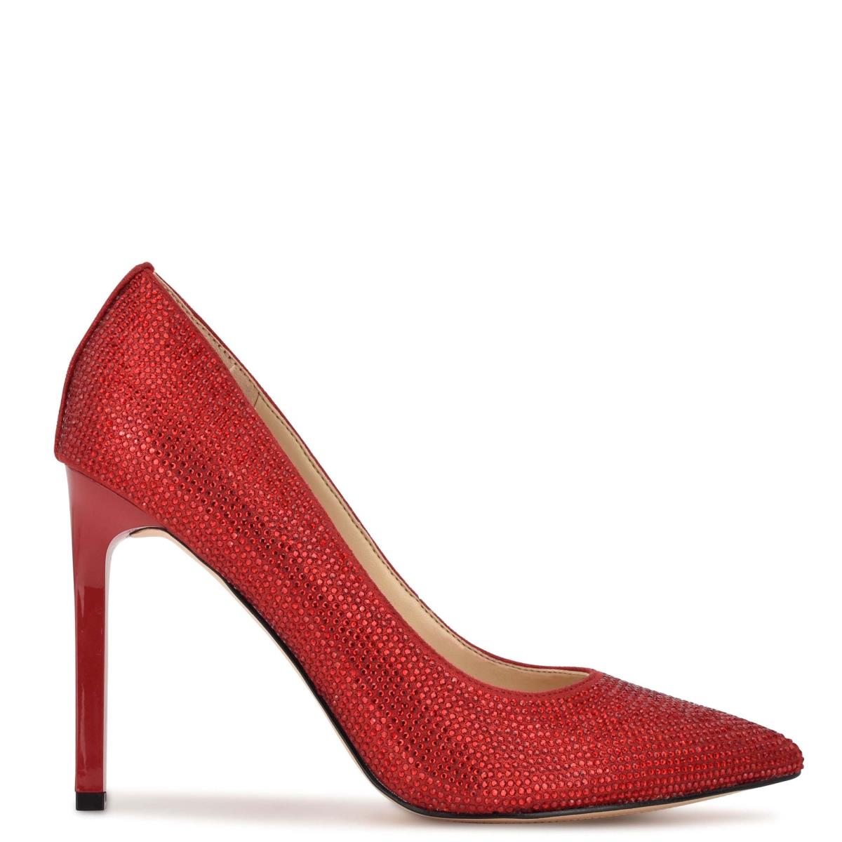 Women\'s Nine West Tatiah Dress Pumps Red | OJNP25647