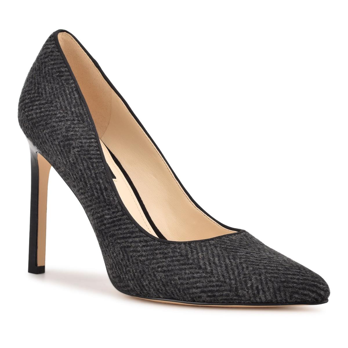 Women's Nine West Tatiana Pointy Toe Pumps Dark Grey | AZTS68195