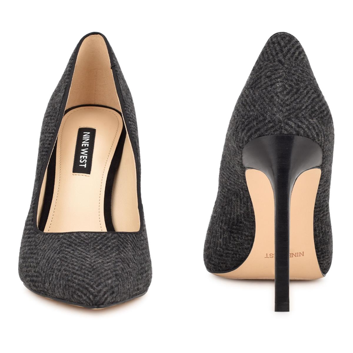 Women's Nine West Tatiana Pointy Toe Pumps Dark Grey | AZTS68195