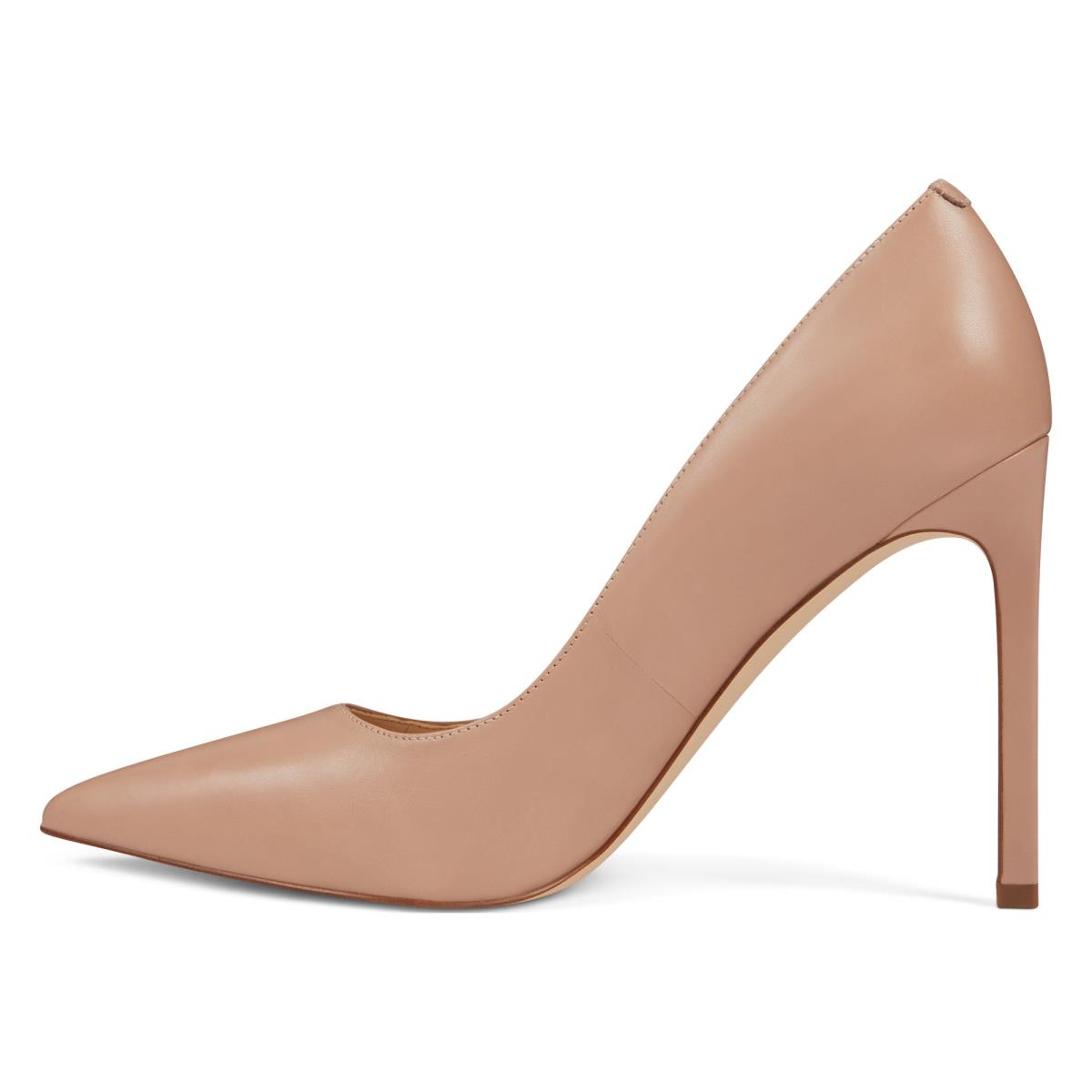 Women's Nine West Tatiana Pointy Toe Pumps Beige | IORV85341