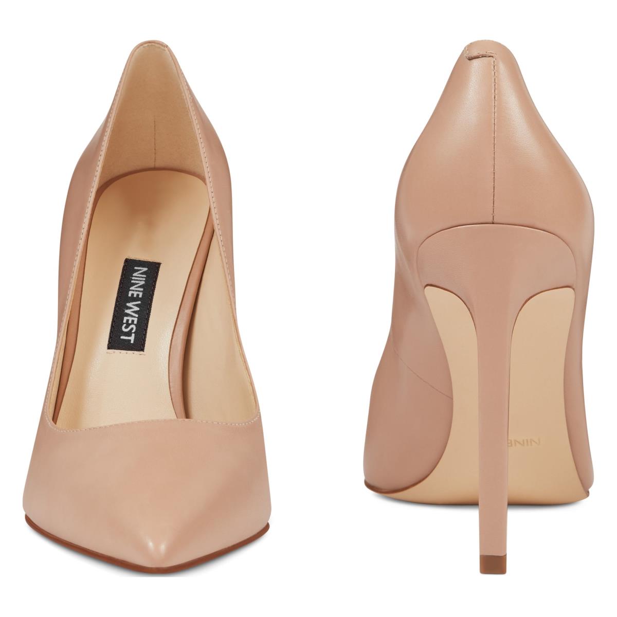 Women's Nine West Tatiana Pointy Toe Pumps Beige | IORV85341