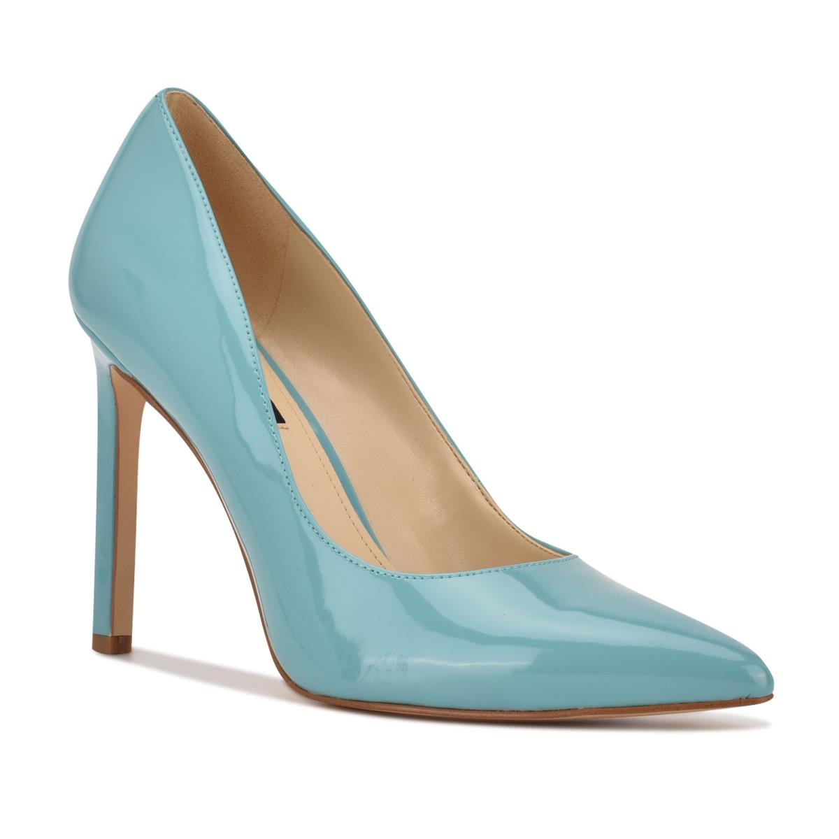 Women's Nine West Tatiana Pointy Toe Pumps Blue | MIJB83491